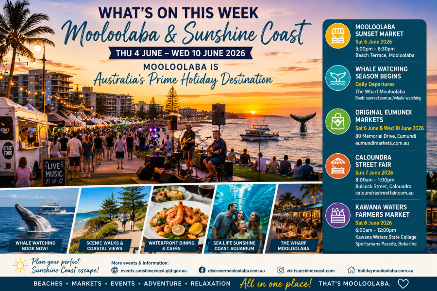 Whats on This Week In Mooloolaba 4th June 2026
