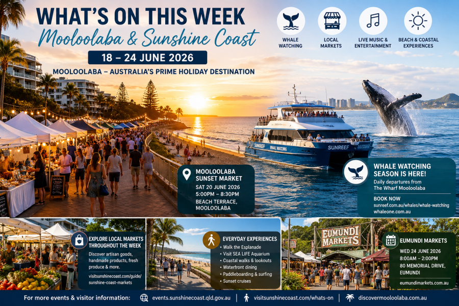 This Week in Mooloolaba & the Sunshine Coast (18–24 June 2026)
